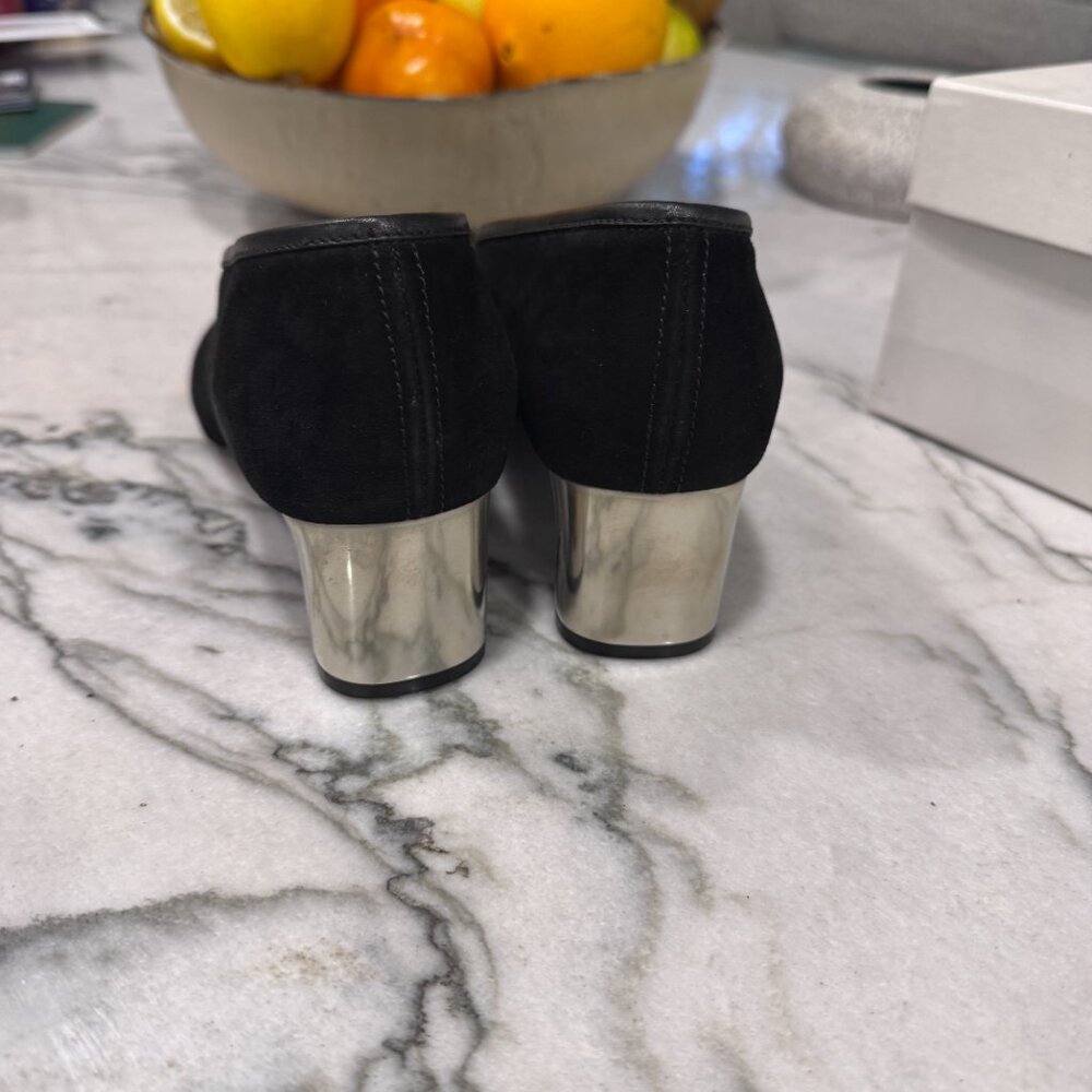 Old CELINE Phoebe Philo Era Black Suede Pumps 36 - Picture 4 of 8